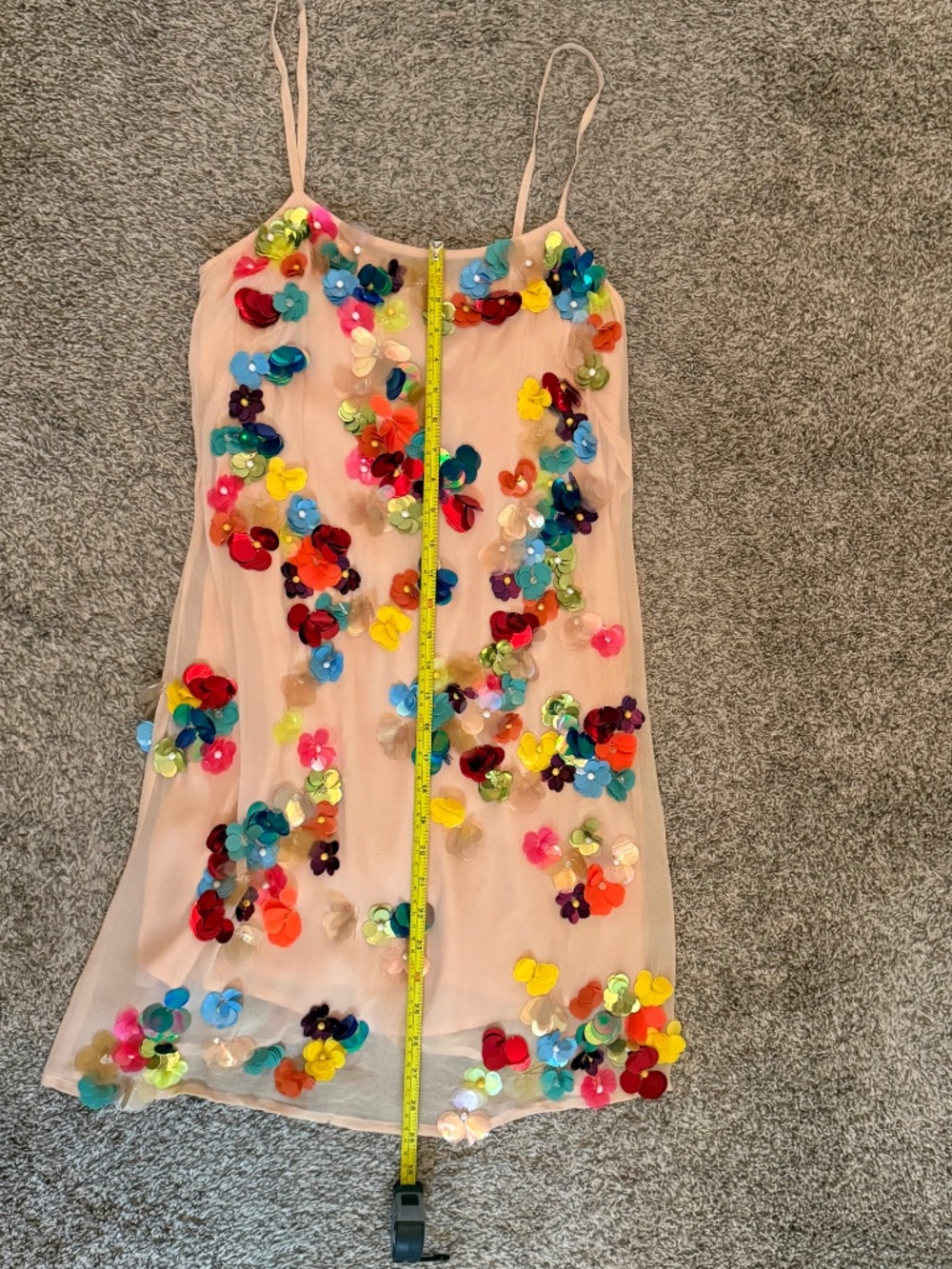 ASOS Multicolored Floral Embellished Mini Dress - Picture 11 of 14
